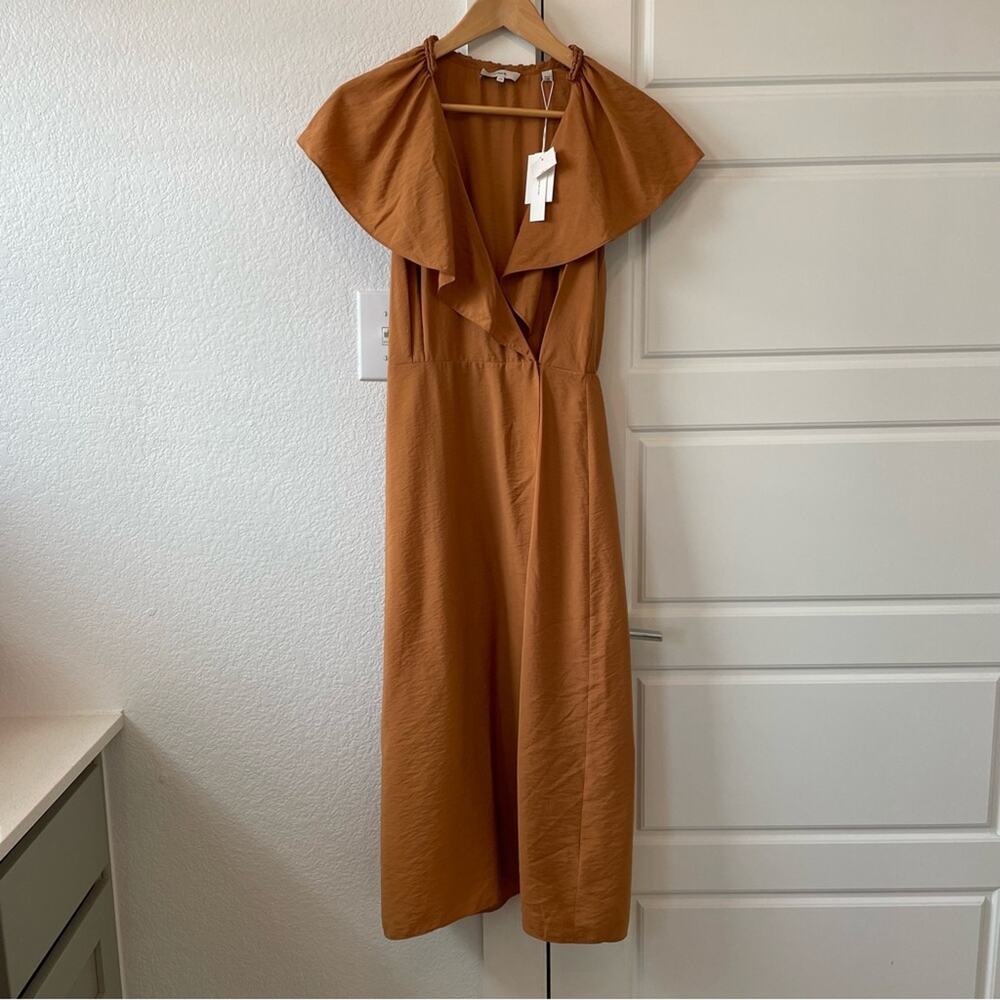 Vince Braid Trim Wrap Dress - Picture 4 of 7